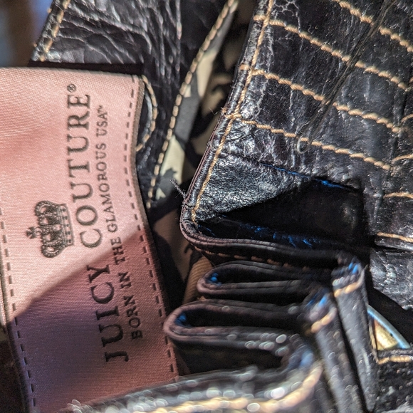 EXCELLENT! Juicy Couture "Baby Fluffy" Bag with Pink Dust Bag - Picture 4 of 9